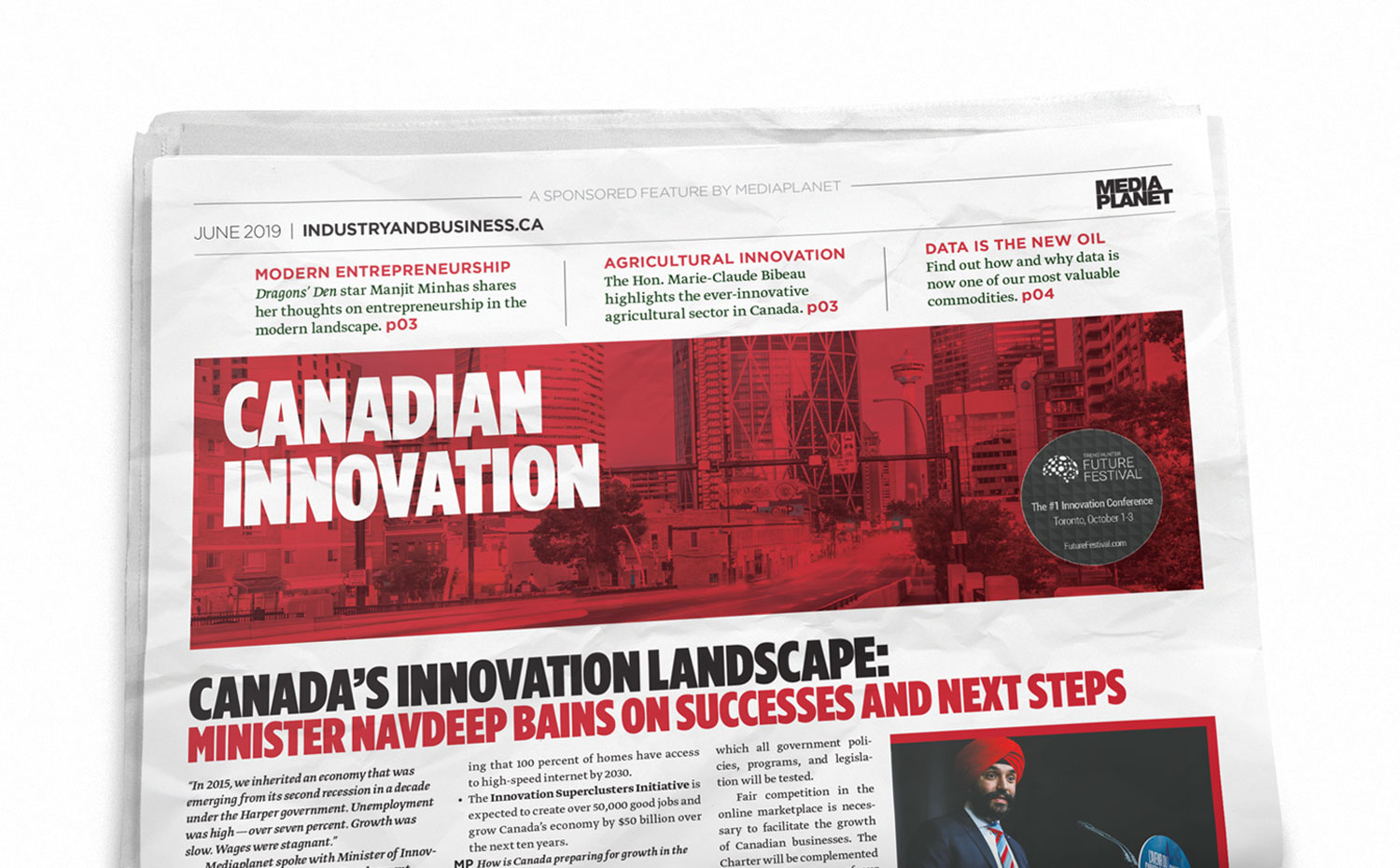 Mediaplanet editorial published in National Post